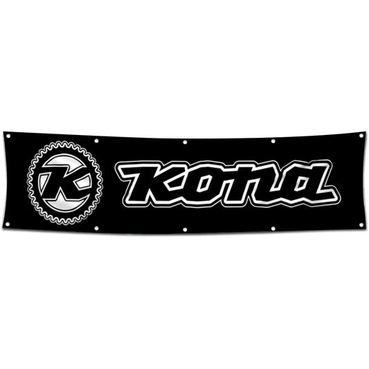 Fyon Bicycles Garage Shop Decor Banner Works for Kona Bike Flag 2x8 Feet