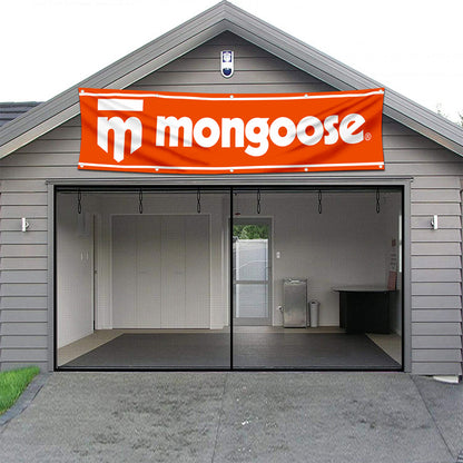 Fyon Bicycles Garage Shop Decor Banner Works for Mongoose Bike Flag 2x8 Feet