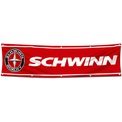 Fyon Bicycles Garage Shop Decor Banner Works for Schwinn Flag 2x8 Feet