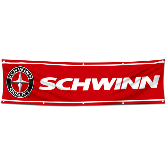 Fyon Bicycles Garage Shop Decor Banner Works for Schwinn Flag 2x8 Feet