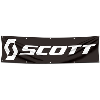 Fyon Bicycles Garage Shop Decor Banner Works for Scott Flag 2x8 Feet