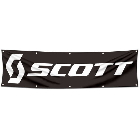 Fyon Bicycles Garage Shop Decor Banner Works for Scott Flag 2x8 Feet