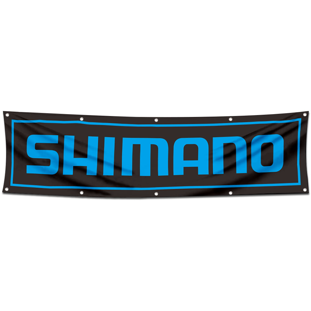 Fyon Bicycles Garage Shop Decor Banner Works for Shimano Flag 2x8 Feet