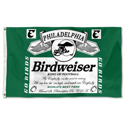 Fyon Birdweiser King of football Flag  Indoor and outdoor banner