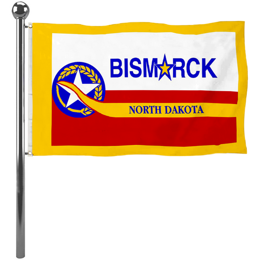 Fyon Bismarck, North Dakota flag Banner