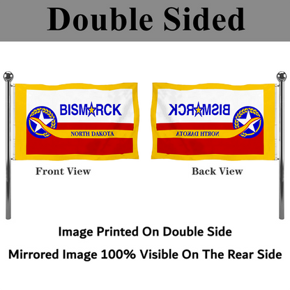 Fyon Bismarck, North Dakota flag Banner