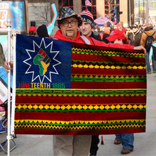 Fyon Black History Month Juneteenth 1865 Flag 41713 Indoor and outdoor banner