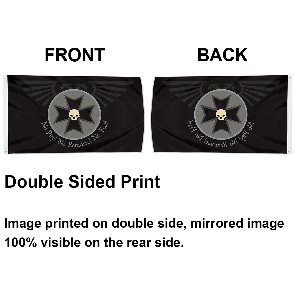 Fyon Warhammer 40k Black Templars Flag Indoor and outdoor banner 32821