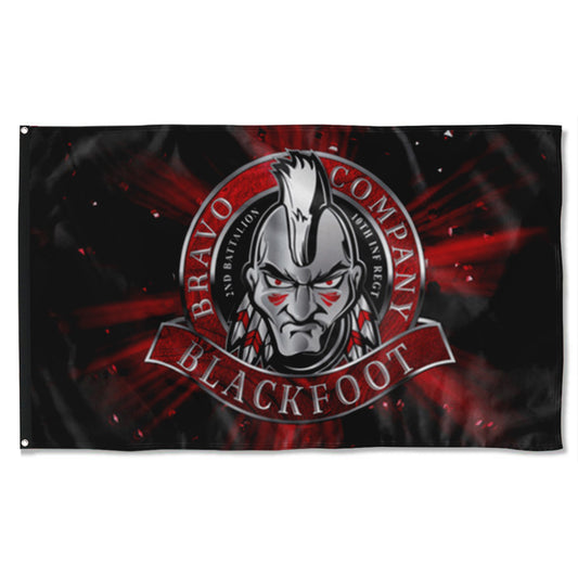 Fyon Blackfoot 10th INF Regt Flag Indoor and outdoor banner