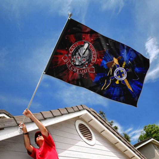 Fyon Blackfoot Tomahawk Flag Indoor and outdoor banner