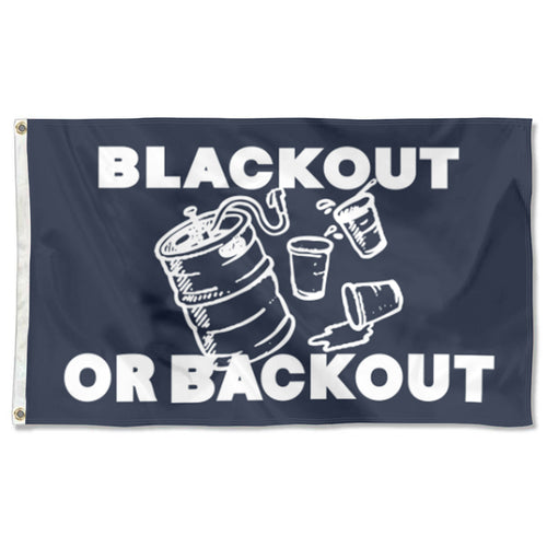 Fyon Blackout or Backout Funny Flag Banner