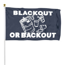 Fyon Blackout or Backout Funny Flag Banner