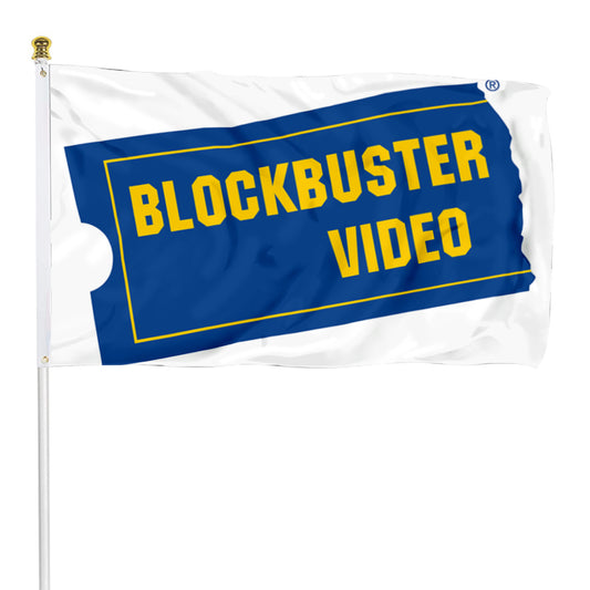 Fyon Blockbuster Video Flag Banner