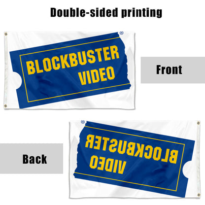 Fyon Blockbuster Video Flag Banner