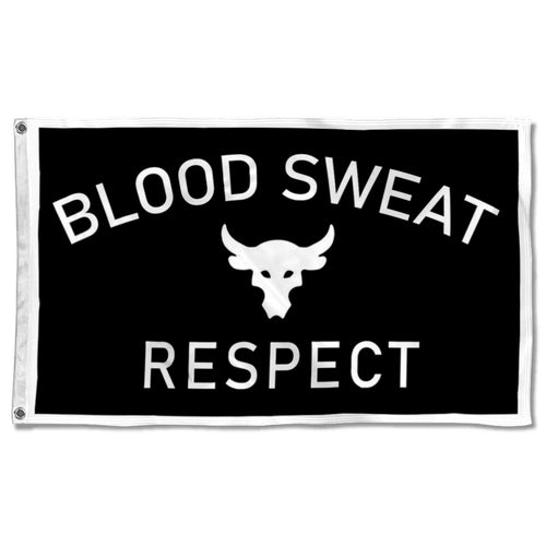 Fyon Blood Sweat Respect Flag Indoor and outdoor banner