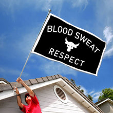 Fyon Blood Sweat Respect Flag Indoor and outdoor banner