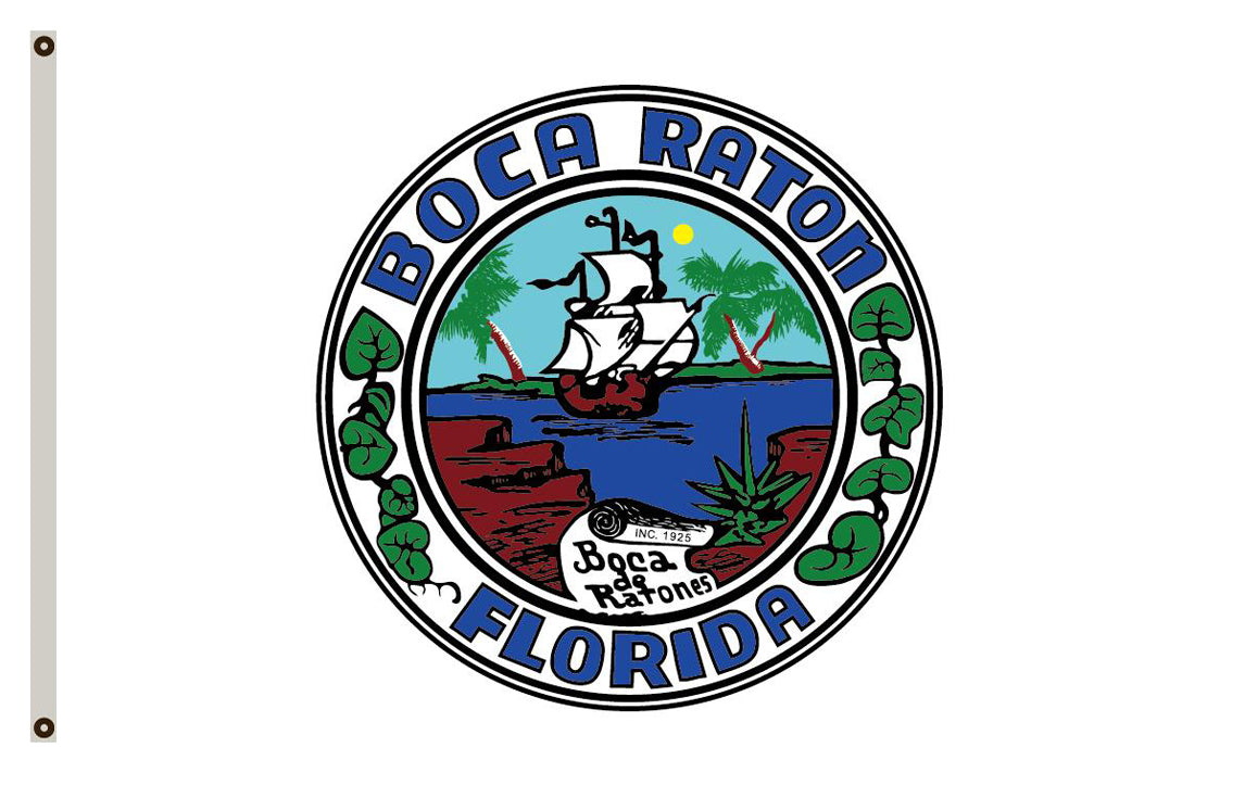 Fyon of Boca Raton flag Florida banner