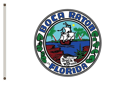 Fyon of Boca Raton flag Florida banner
