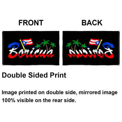 Boricua, Puerto Rico Flag Banner