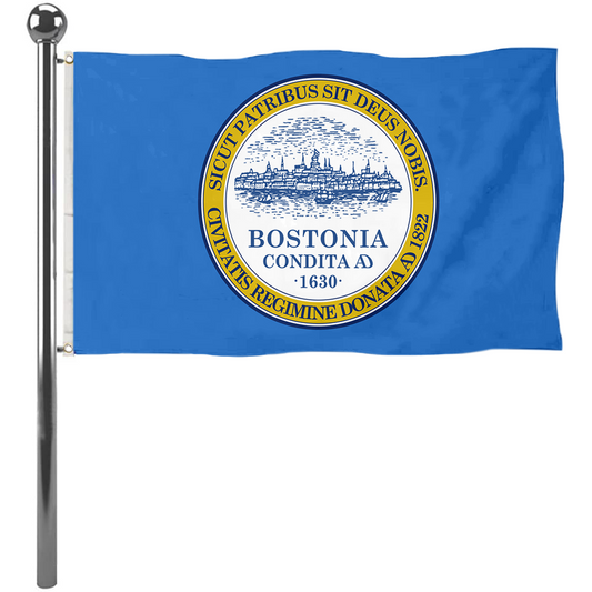 Fyon Boston, Massachusetts flag   Banner