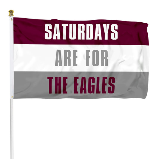 Fyon Boston flag Saturdays are for the Eagles Flag banner