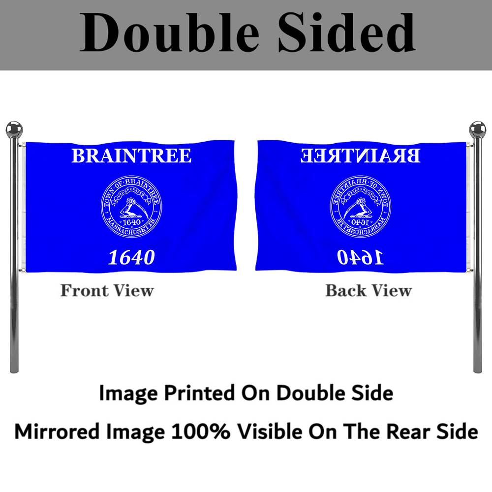 Fyon Braintree, Massachusetts flag Banner