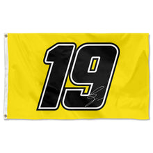 Fyon Branoon Jones #19 Racing Car Flag Indoor and Outdoor Banner