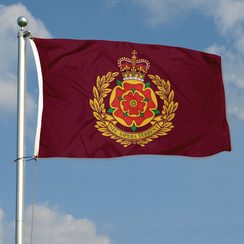Fyon British Army Duke of Lancaster Regiment Flag Indoor and Outdoor Banner