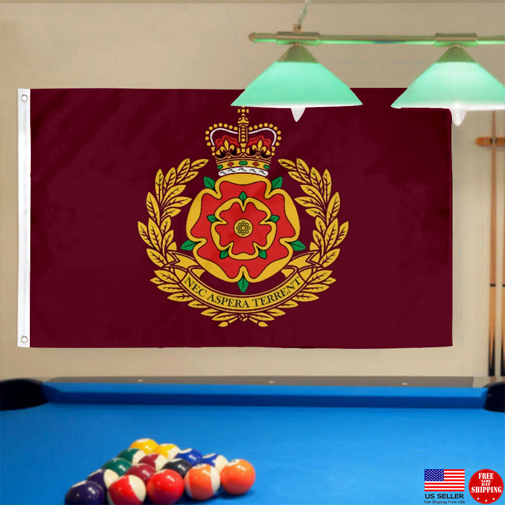 Fyon British Army Duke of Lancaster Regiment Flag Indoor and Outdoor Banner