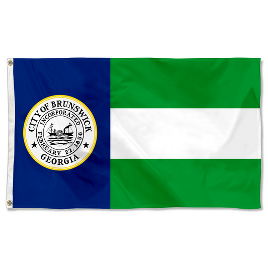 Fyon Brunswick, Georgia flag Banner
