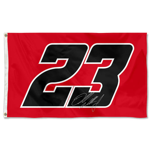 Fyon Bubba Wallace #23 Racing Car Flag Indoor and Outdoor Banner