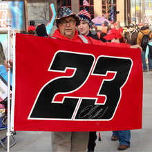 Fyon Bubba Wallace #23 Racing Car Flag Indoor and Outdoor Banner