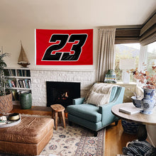 Fyon Bubba Wallace #23 Racing Car Flag Indoor and Outdoor Banner