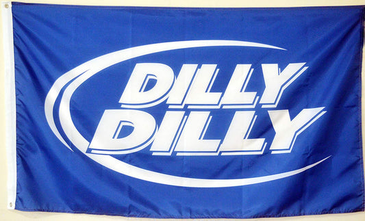 Fyon Bud Light Dilly Dilly Beer Flag Banner Blue