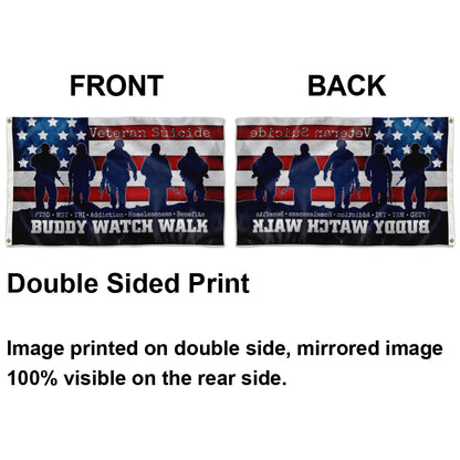 Fyon Buddy Watch Walk Flag Indoor and outdoor banner