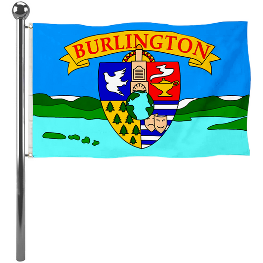 Fyon Burlington, Vermont flag(1990-2017) Banner