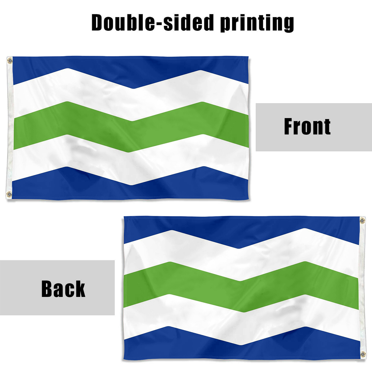Fyon Burlington, Vermont flag Indoor and outdoor banner
