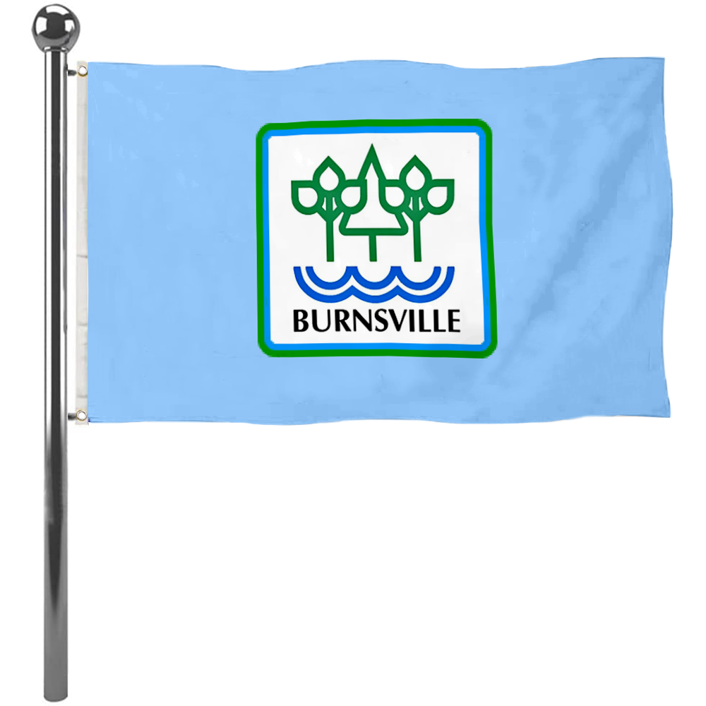 Fyon Burnsville, Minnesota flag Banner