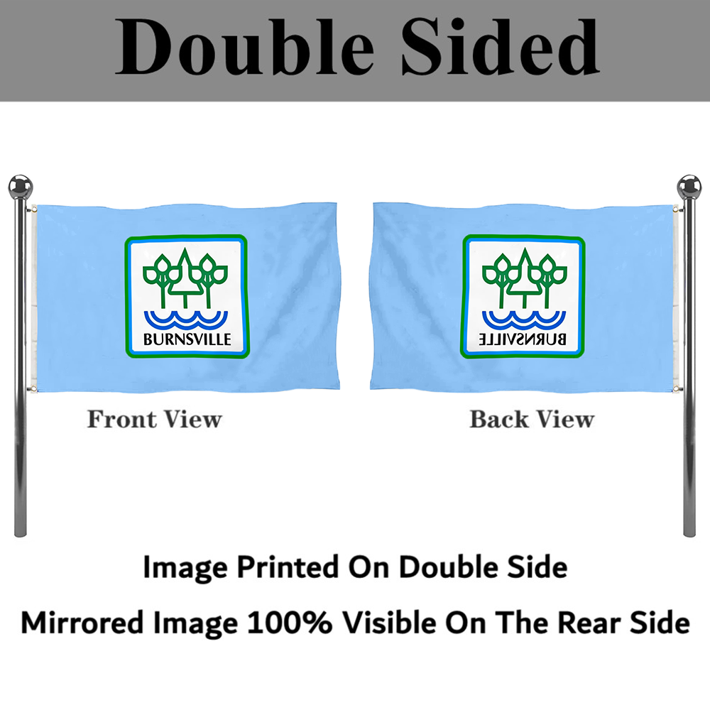 Fyon Burnsville, Minnesota flag Banner