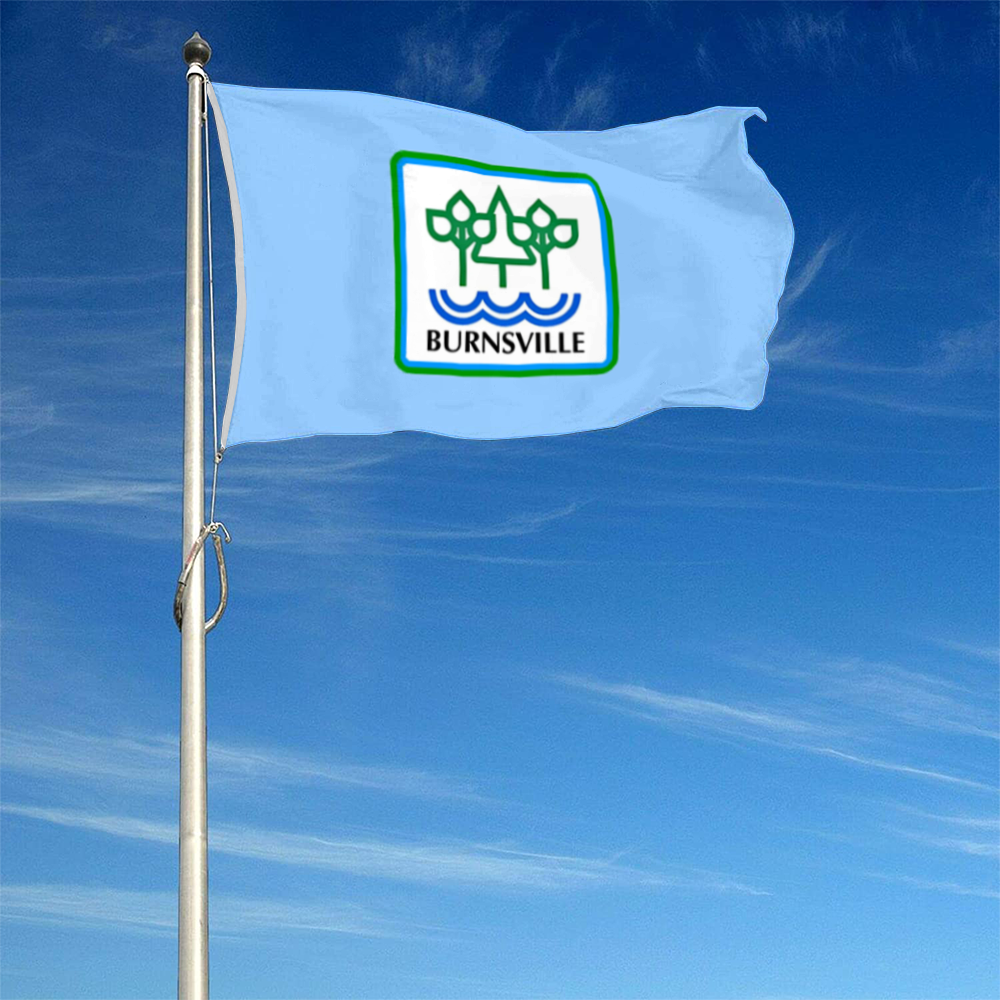 Fyon Burnsville, Minnesota flag Banner