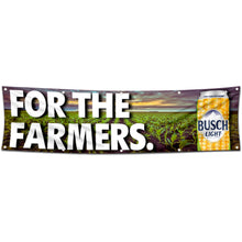 Fyon Busch Light for The Farmers Flag Banner 2x 8 Feet