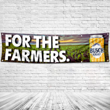 Fyon Busch Light for The Farmers Flag Banner 2x 8 Feet