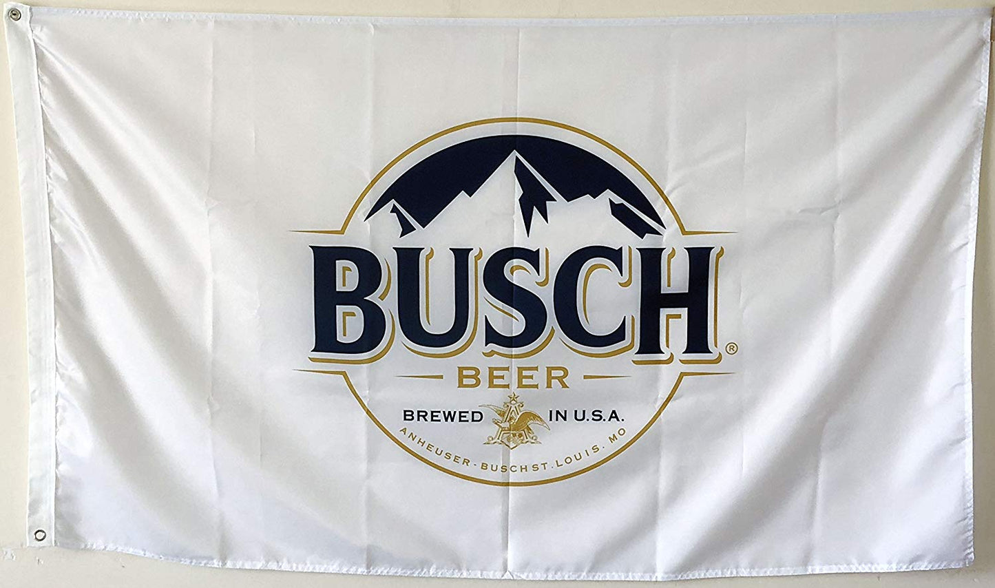 Fyon Busch Beer Flag Banner White