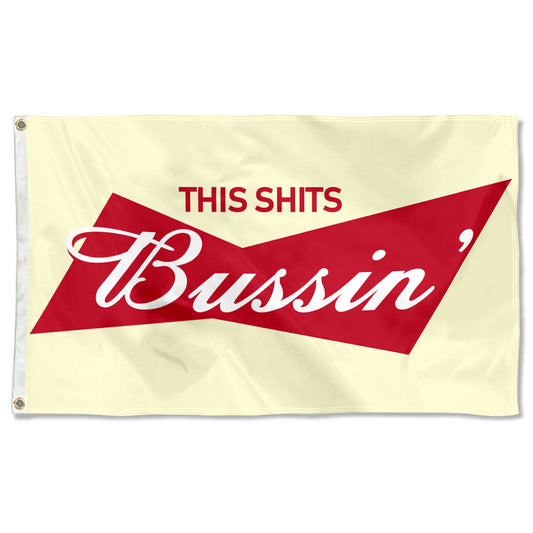 Fyon the shit Bussin flag Indoor and outdoor banner