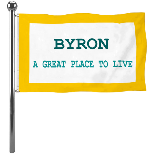 Fyon Byron, Wyoming flag Banner