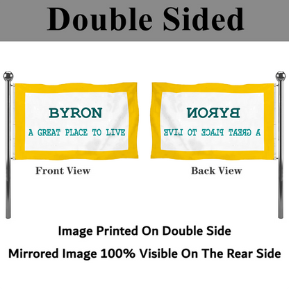 Fyon Byron, Wyoming flag Banner