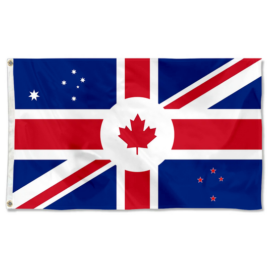 Fyon CANZUK MILLITARY POWER 2022 Flag Banner
