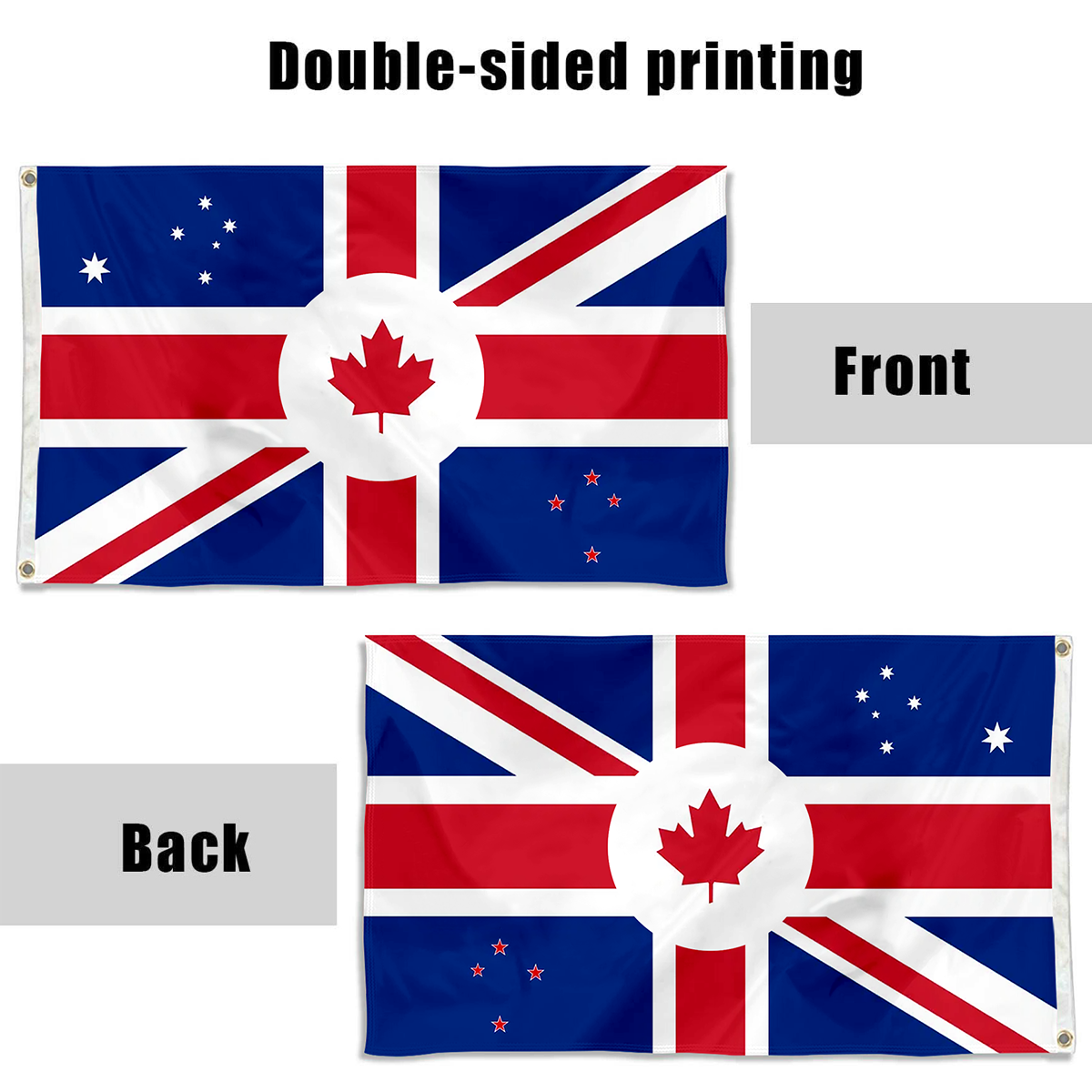 Fyon CANZUK MILLITARY POWER 2022 Flag Banner