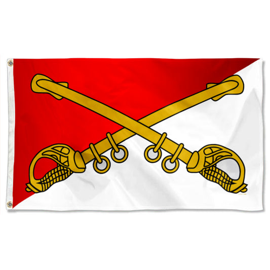 Fyon Cavalry Branch Diagonal Original Flag Indoor and outdoor banner