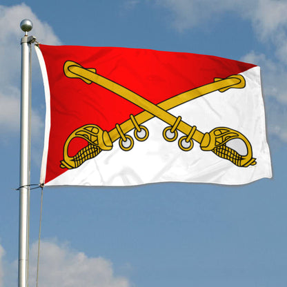 Fyon Cavalry Branch Diagonal Original Flag Indoor and outdoor banner